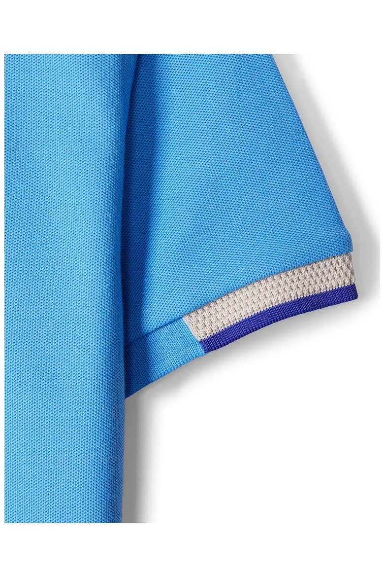 Kids' Woodstock Tipped Piqué Polo, Alternate, color, MARINA