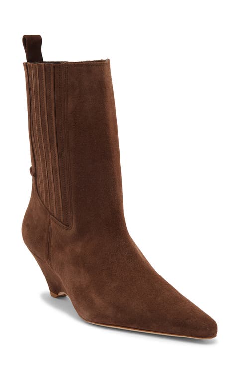 Parker Curved Wedge Bootie