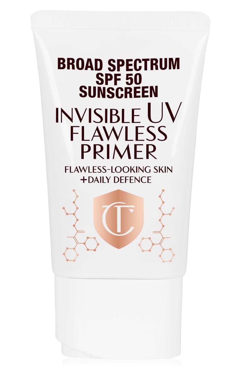 Charlotte Tilbury Invisible UV Flawless Poreless Primer Broad Spectrum SPF 50, Main, color,
