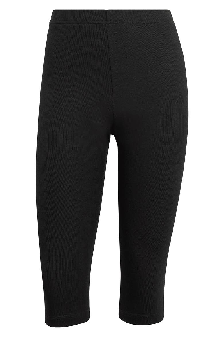 Capri Leggings, Alternate, color, BLACK