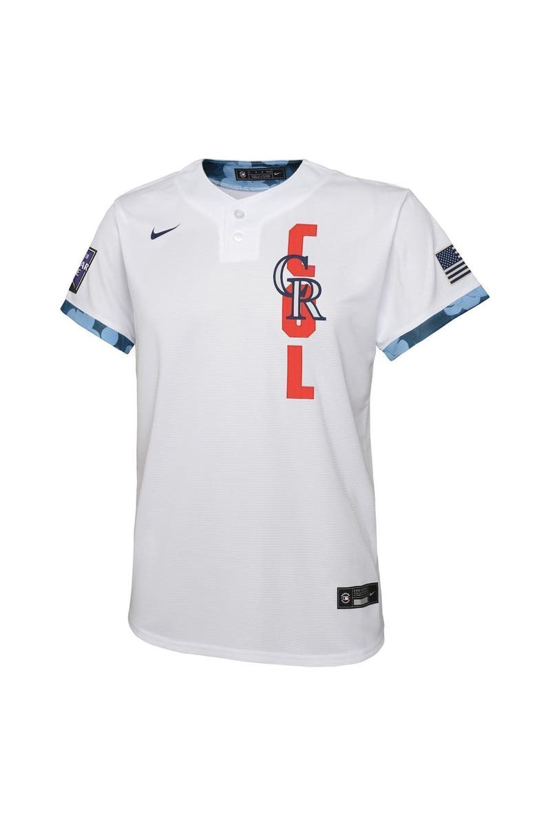 Nike Youth Nike White Colorado Rockies 2021 MLB All-Star Game Jersey, Alternate, color, 