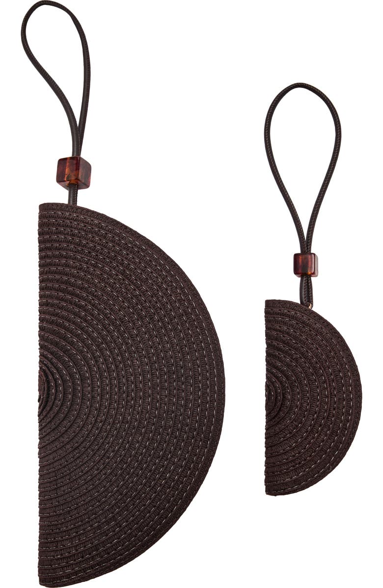 MANGO Straw Toiletry Bag, Alternate, color,