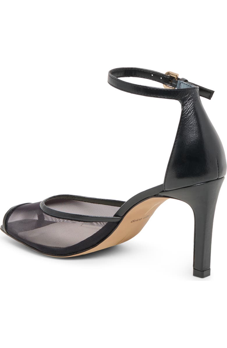 Dolce Vita Serlo Ankle Strap Sandal, Alternate, color, Onyx Mesh