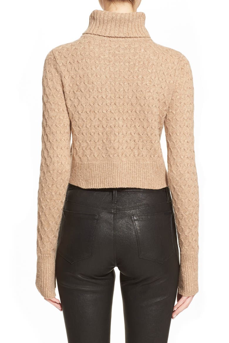 'Jeannie' Turtleneck Sweater, Alternate, color, CAMEL