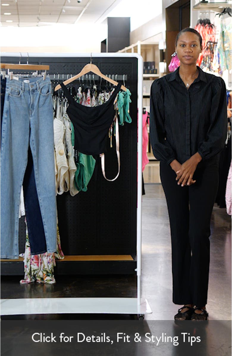 The Drape Neck Corset Tank, sales video thumbnail