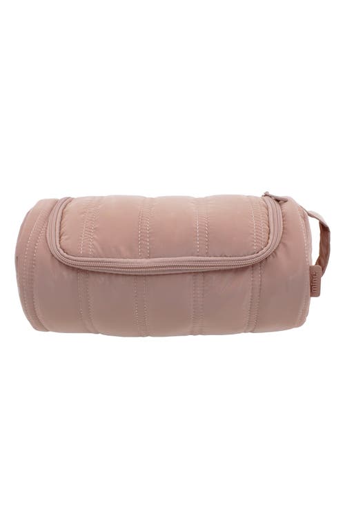 Mytagalongs Barrel Hanging Toiletry Bag In Rose