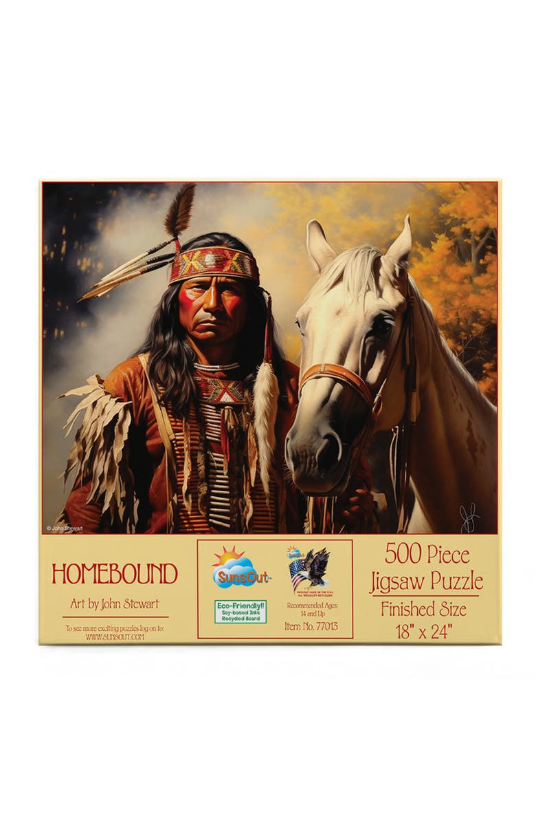 Sunsout Homebound 500 piece Jigsaw Puzzle for Adults, Alternate, color, Multicolor