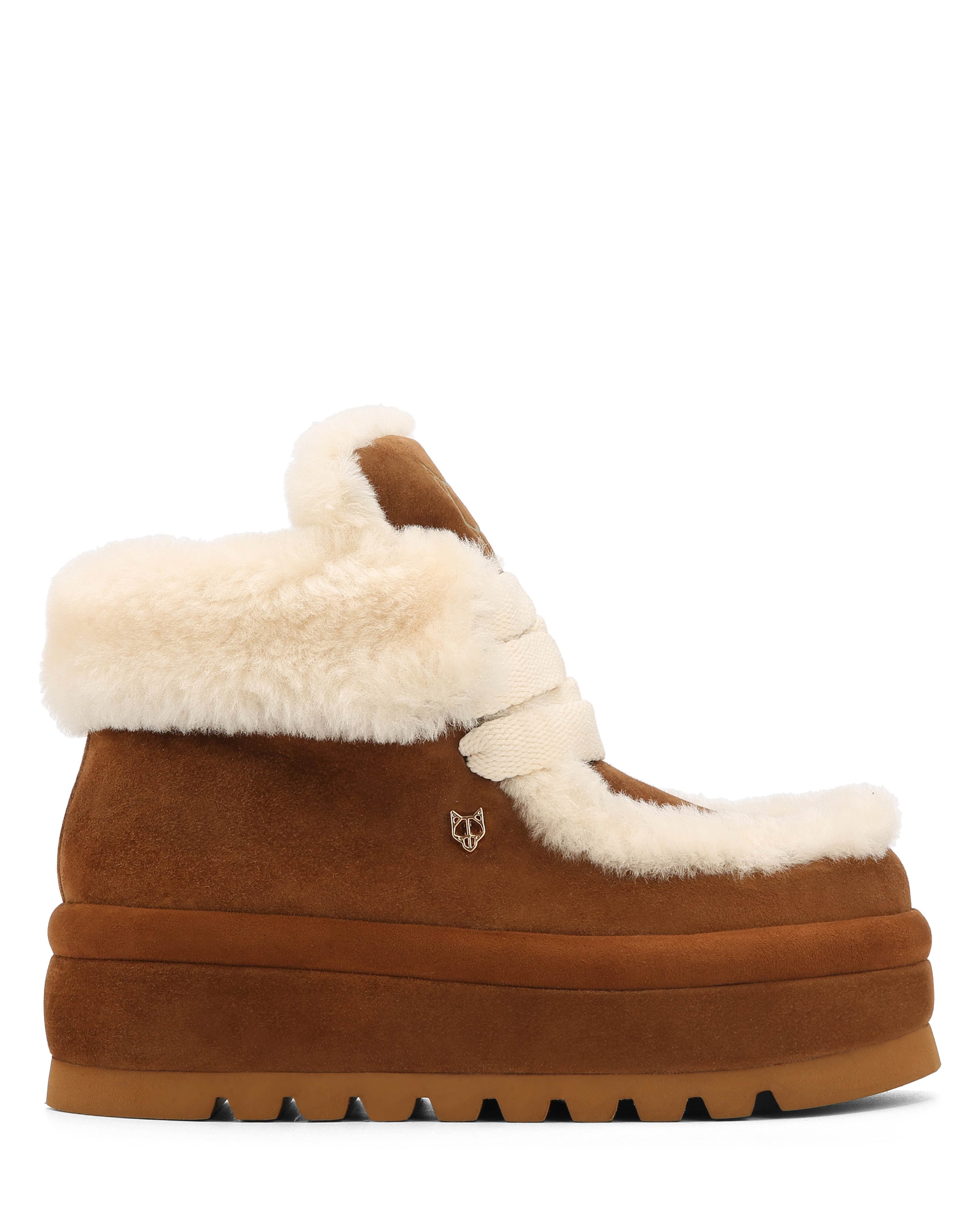 Bambi Suede/Shearling Boot - image 4