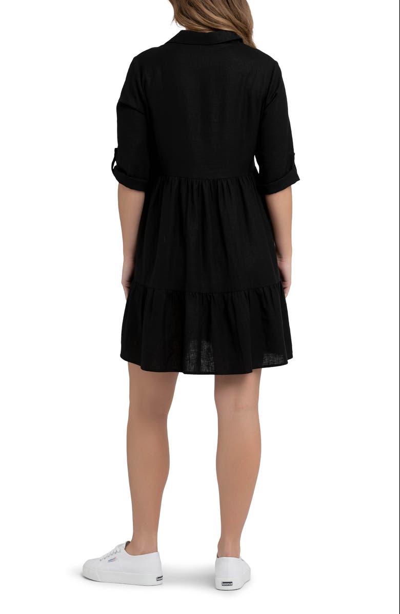 Ripe Maternity Adel Linen Blend Maternity/Nursing Dress, Alternate, color, 
