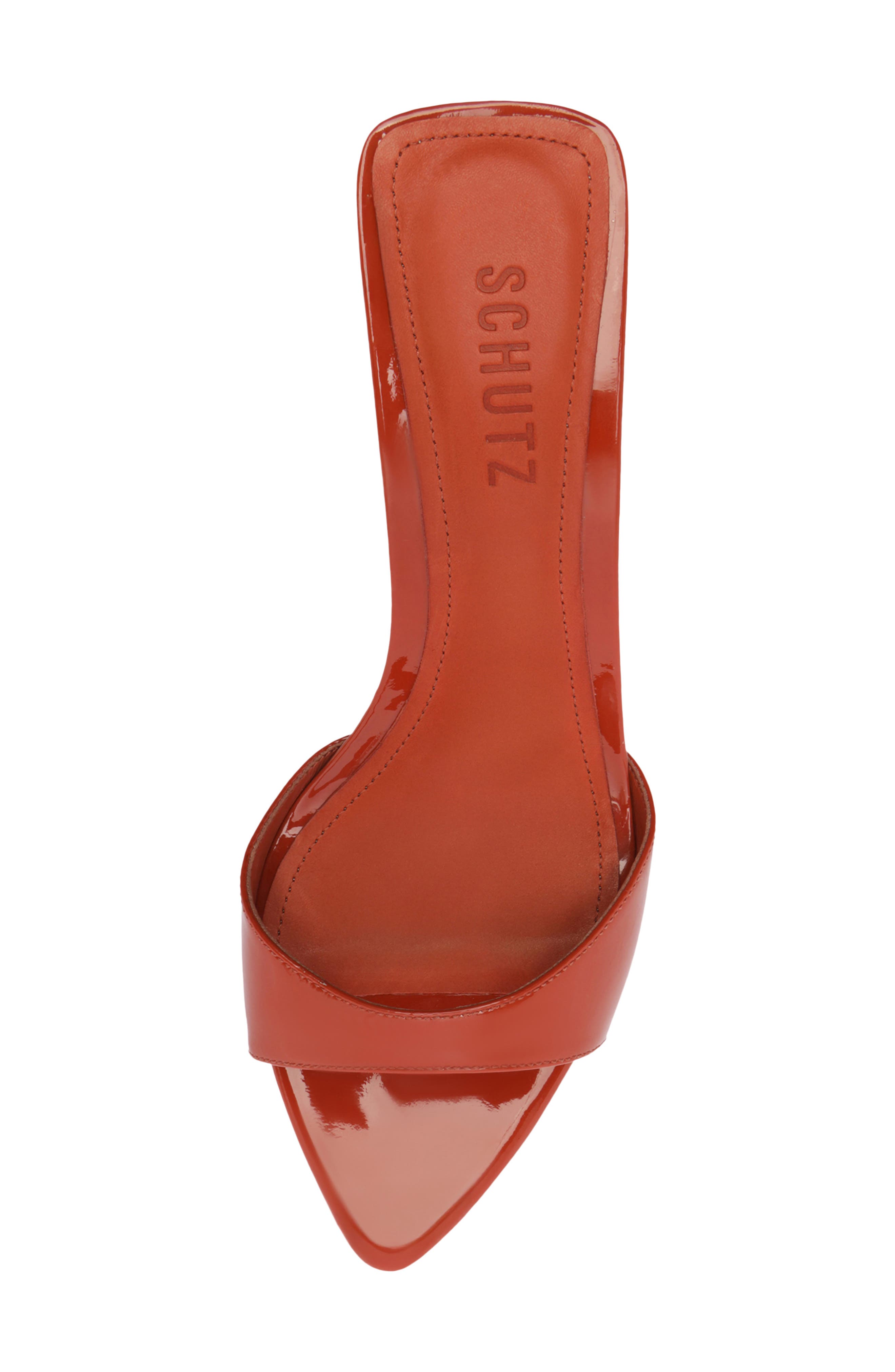 Elodie Pointed Toe Sandal, Alternate, color, SUNSET OCHRE