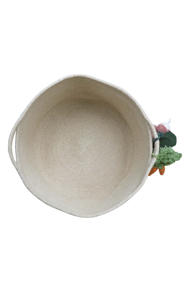 Lorena Canals Veggies Basket, Alternate, color, Natural Orange Green