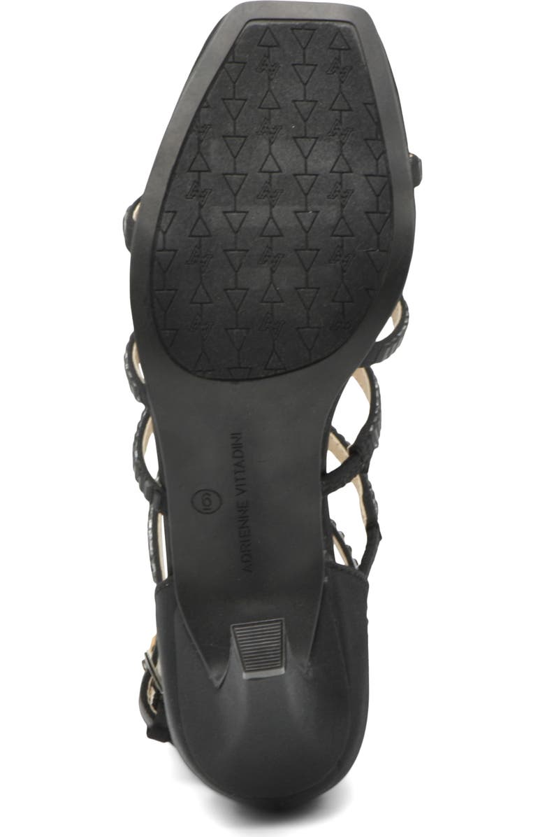 Adrienne Vittadini Goldie Strappy Cage Sandal, Alternate, color,