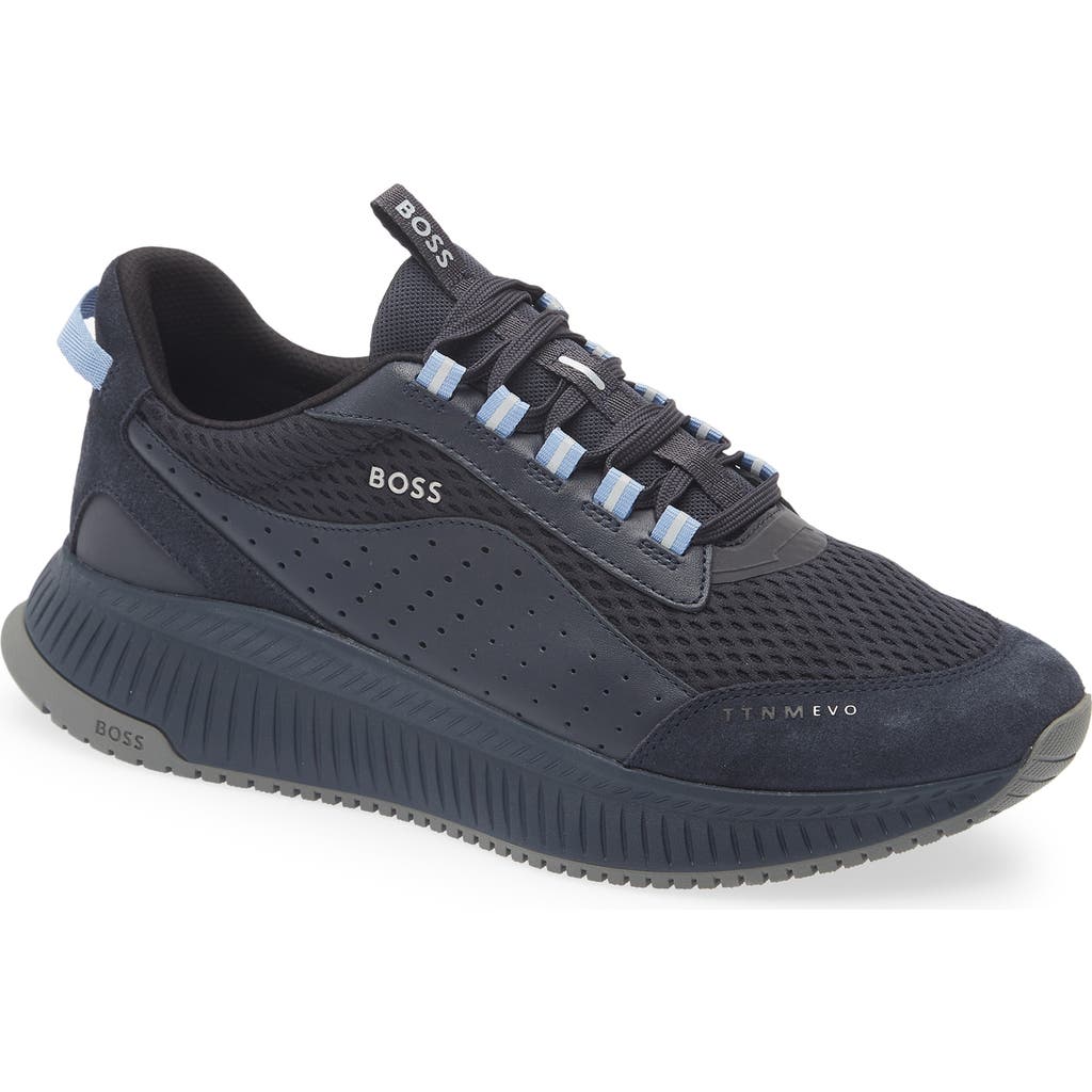 Hugo Boss Boss Ttnm Evo Runn Sneaker In Blue
