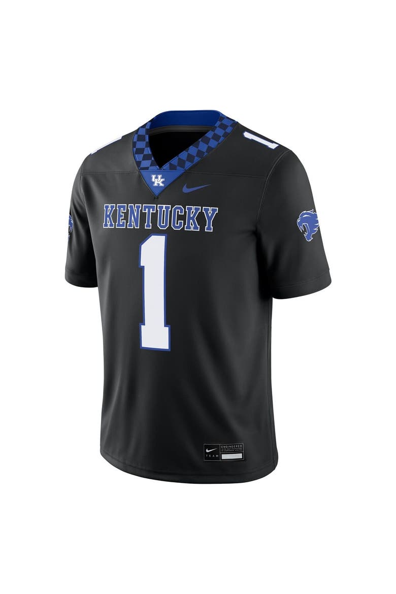 Men's Nike #1 Black Kentucky Wildcats Alternate Game Jersey, Alternate, color, Black