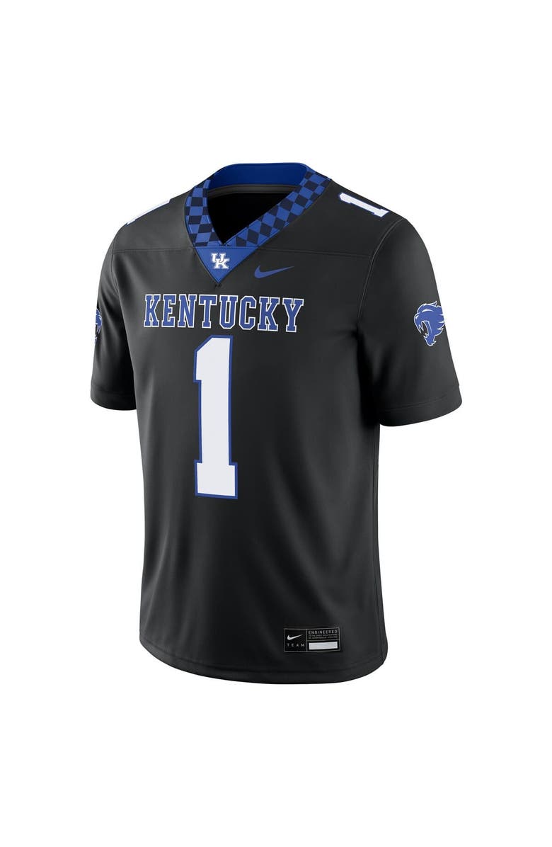 Nike Men's Nike #1 Black Kentucky Wildcats Alternate Game Jersey, Alternate, color, Black