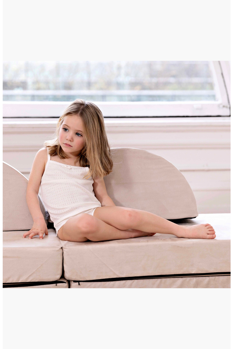 Pointelle Loungewear Set, Alternate, color, Mauve / White