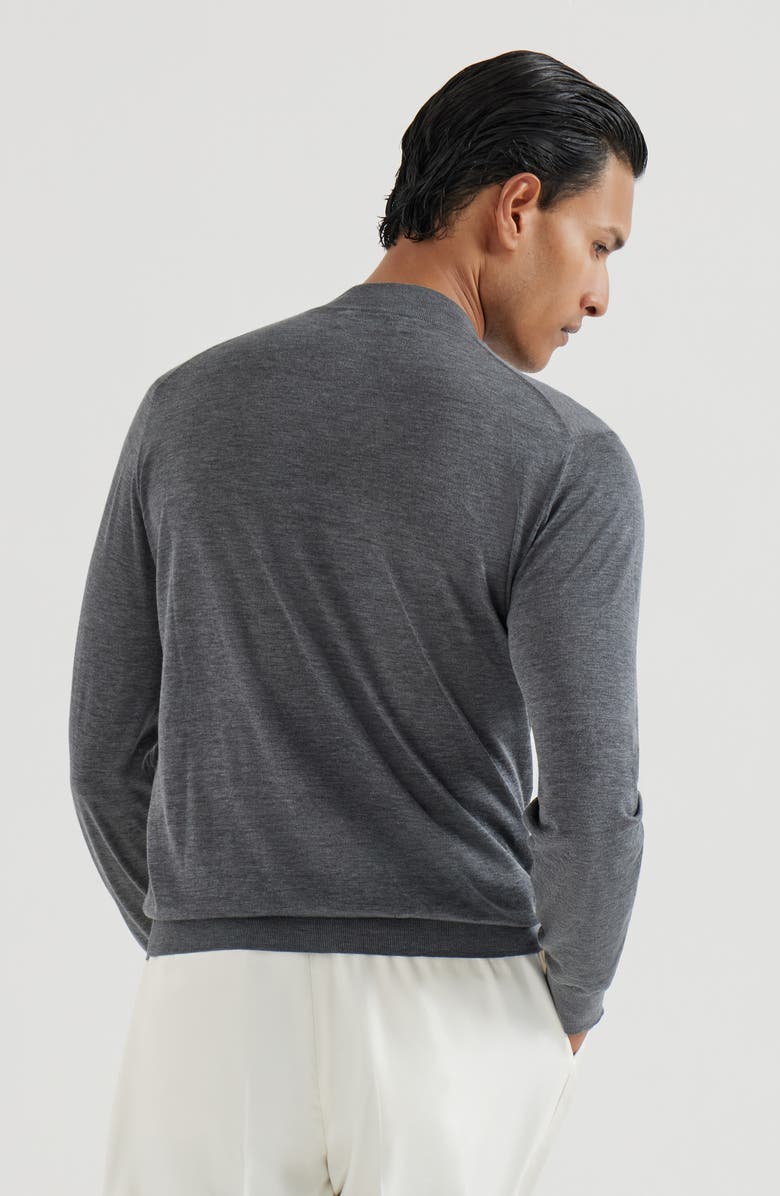 Brunello Cucinelli Lightweight sweater, Alternate, color, Dark Grey