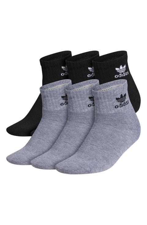 Kids' Trefoil Assorted 6-Pack Quarter Socks