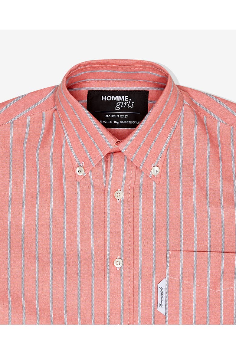 Oxford Shirt, Alternate, color, CORAL OXFORD