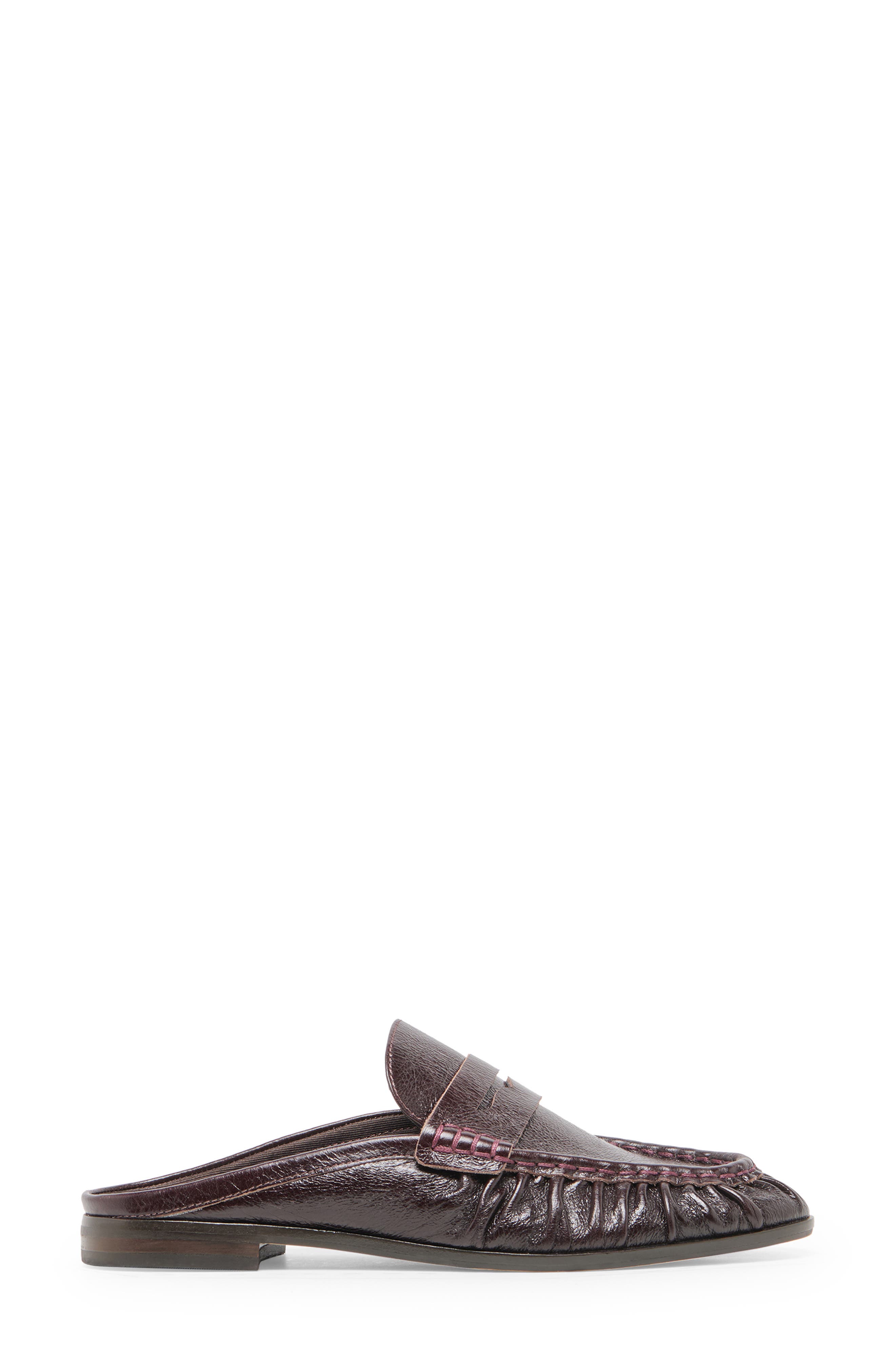 Betzy Mule, Alternate, color, BLACKBERRY LEATHER