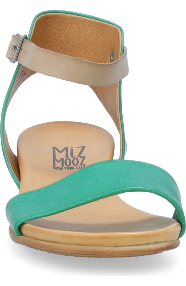 Miz Mooz Alanis Flat Sandal, Alternate, color, Emerald