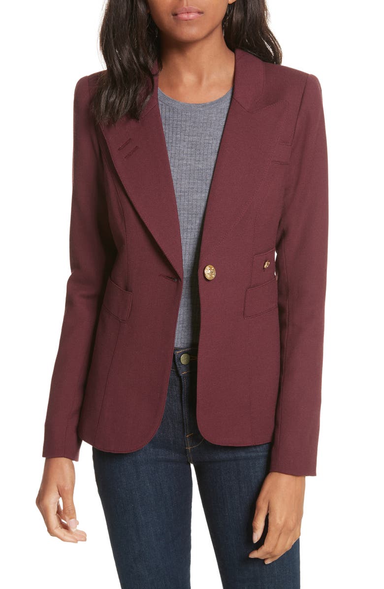 Smythe 'Duchess' Single Button Blazer, Main, color, 