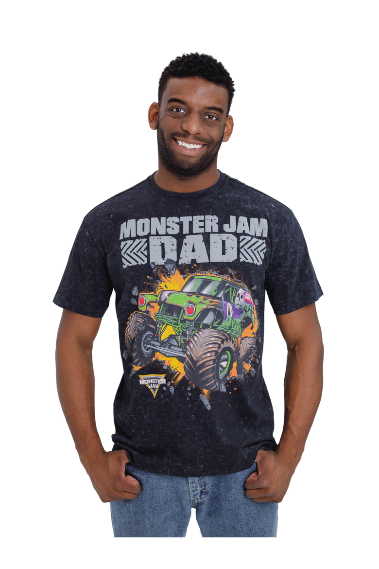 Grave Digger Short Sleeve Tee, Main, color, Grave Digger Dad Black