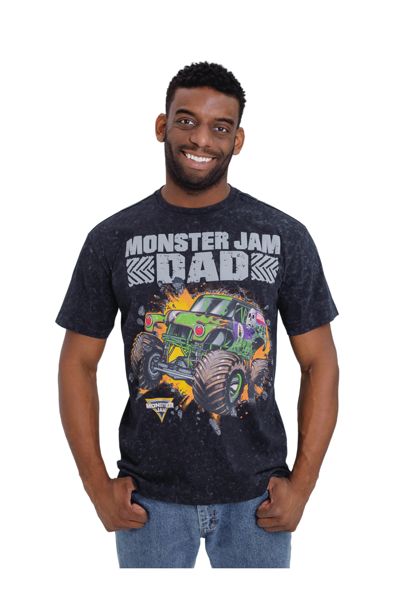 Monster Jam Grave Digger Short Sleeve Tee, Main, color, Grave Digger Dad Black