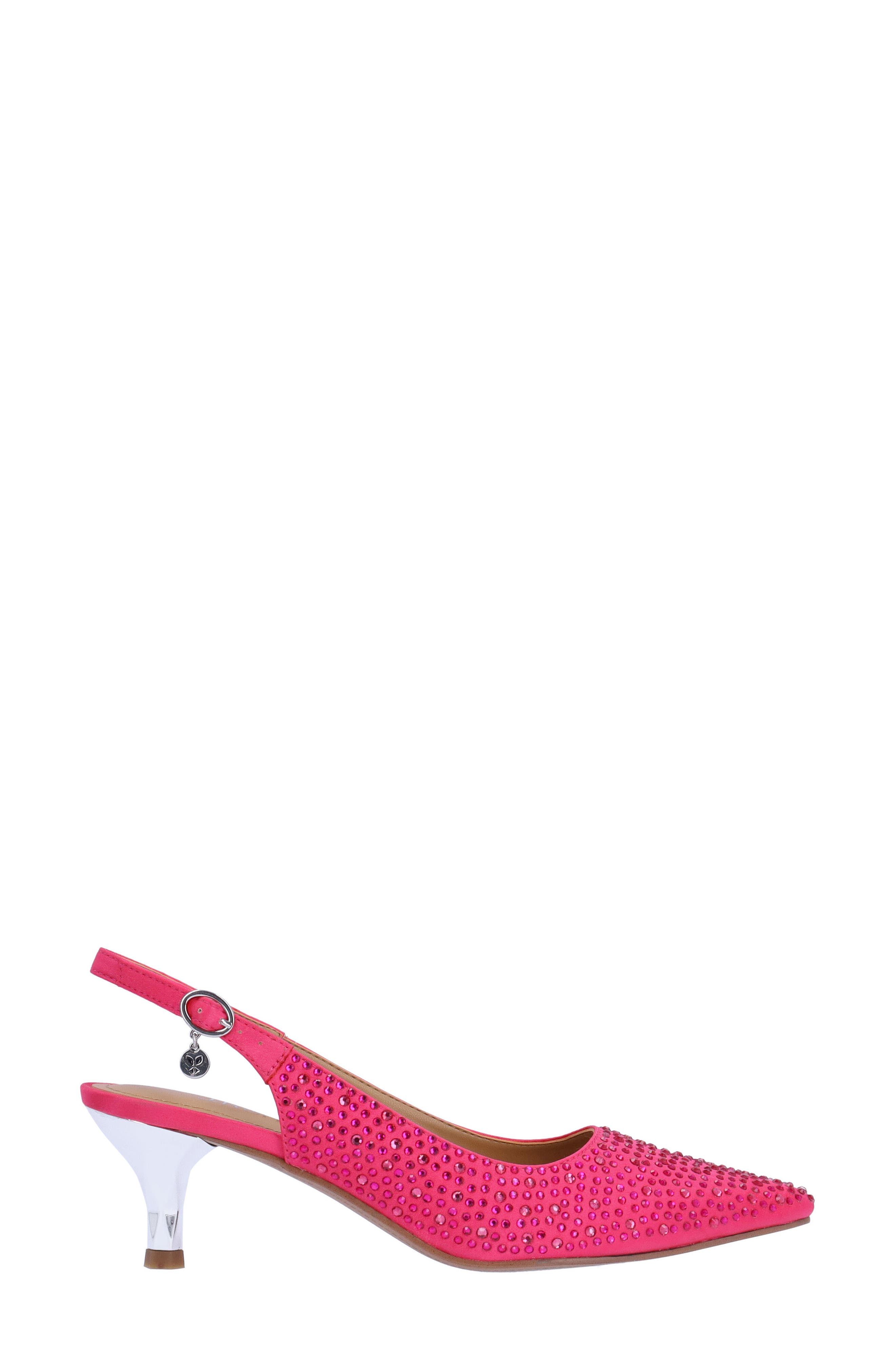 J. Reneé Ferrya Slingback Pointed Toe Pump, Alternate, color, Fuchsia
