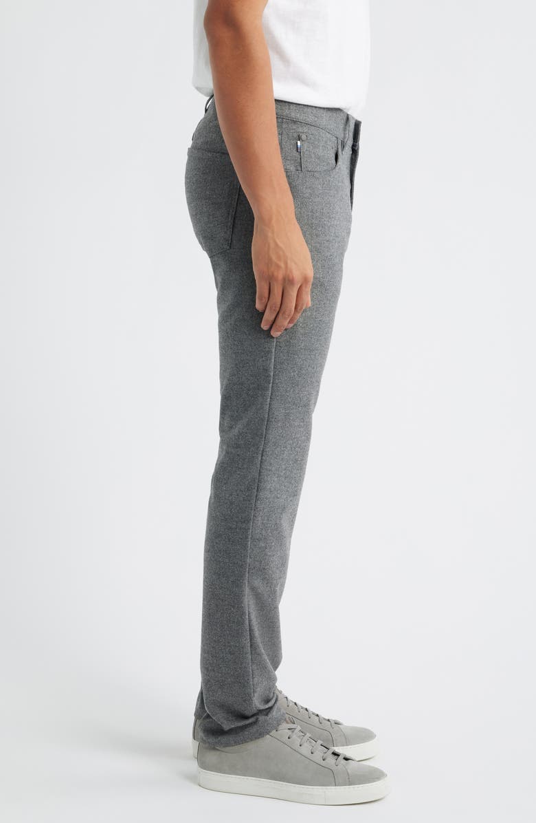 Brax Chuck Modern Fit Ceramica Flannel Five-Pocket Pants, Alternate, color, Graphite