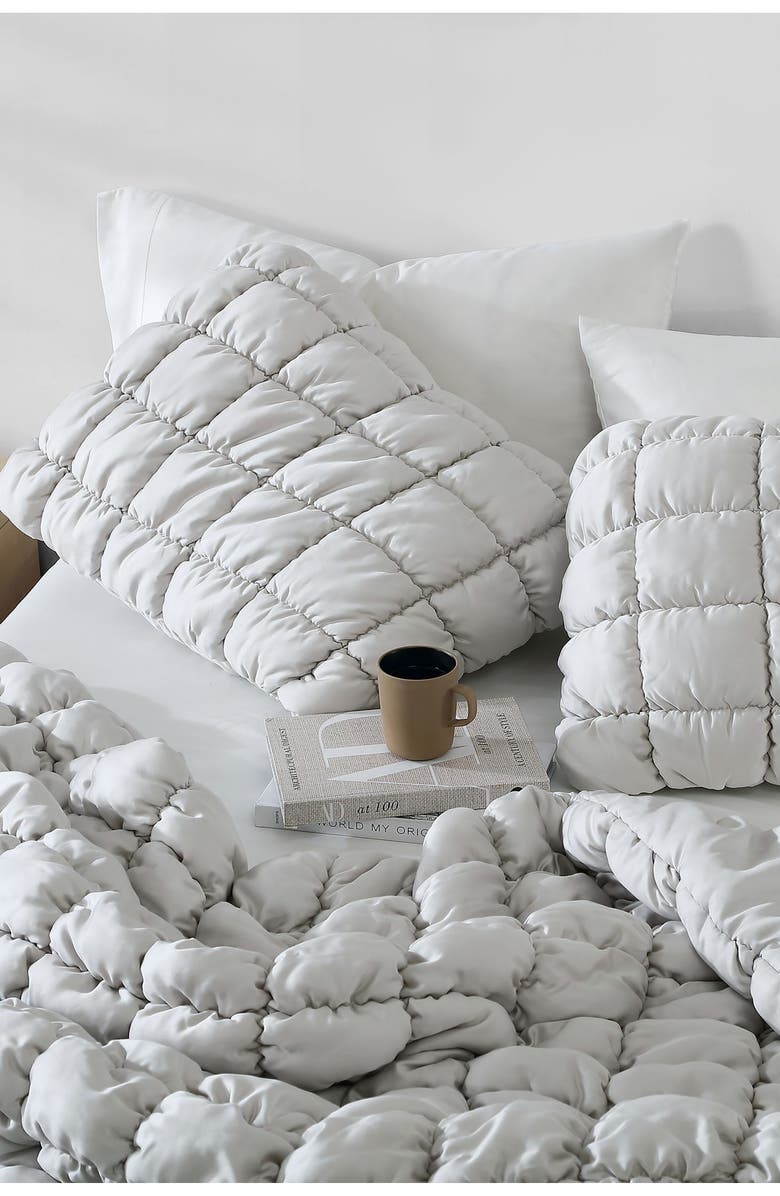 Sunday Citizen Silky Puff Squares Comforter, Alternate, color,