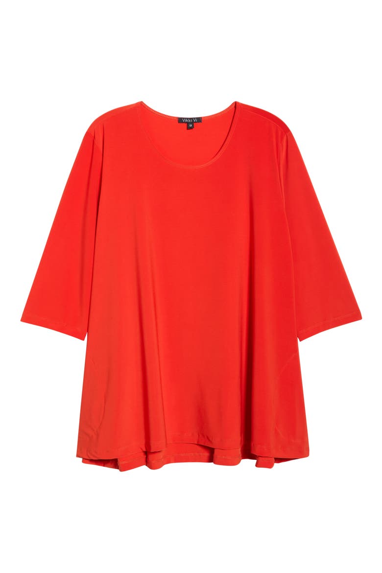 Swing Tunic, Alternate, color, PERSIMMON