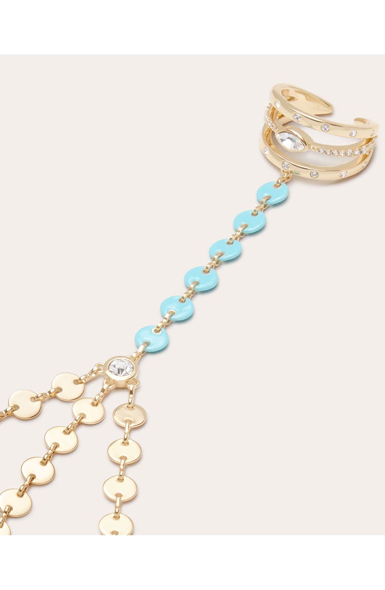 Ramy Brook Saruti Hand Chain, Alternate, color, Gold