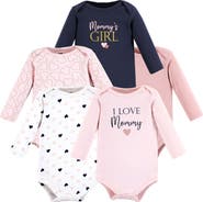 Hudson Baby Essential Long-Sleeve Cotton Bodysuit Set