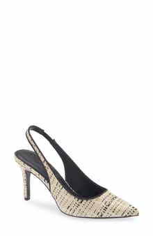 KARL LAGERFELD PARIS Rosalyn Pointed Toe Slingback Pump
