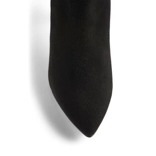 Shop Neil J. Rodgers Eva Slouch Boot In Black Suede