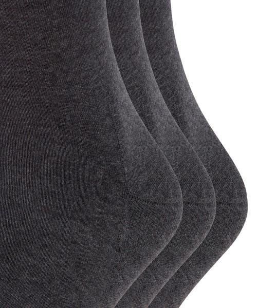 Falke Run Cotton Socks In Gray