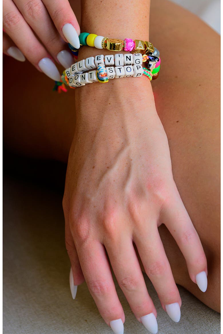 Don't Stop Believing Bracelet, Alternate, color, Rainbow