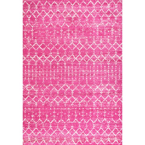 Moroccan HYPE Boho Vintage Diamond Area Rug
