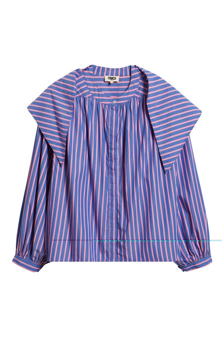 Guri Stripe Shirt, Alternate, color, ROSE