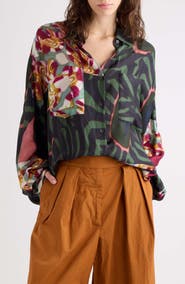 Dries Van Noten Casia Viscose Twill Shirt