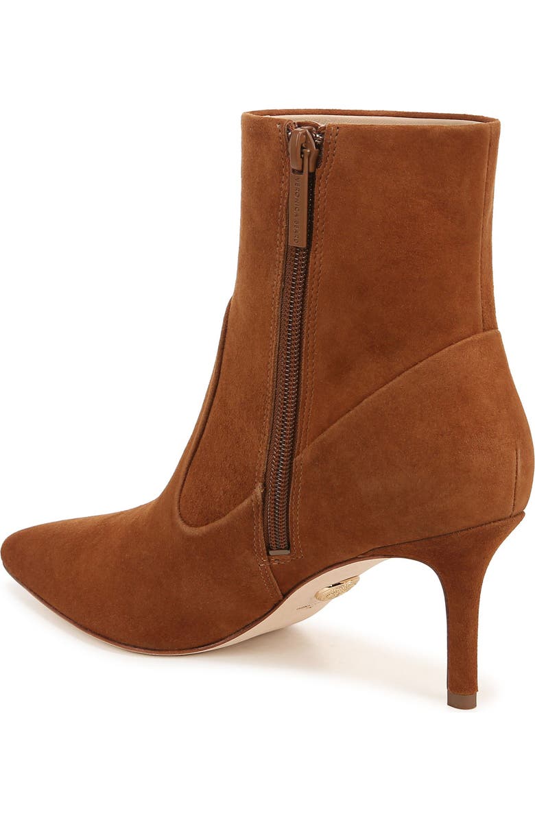 Veronica Beard Larissa Pointed Toe Bootie, Alternate, color, Caramel