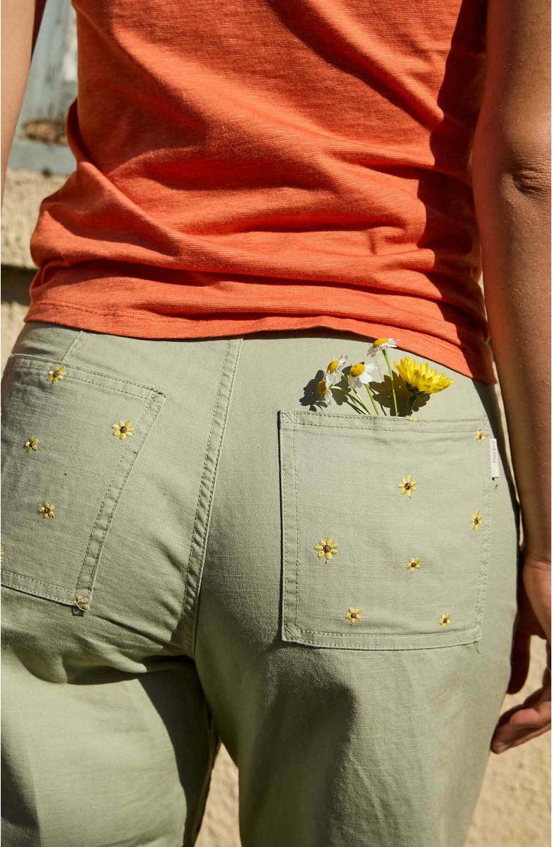 Toad & Co Women's Juniper Utility Pant, Alternate, color, Yucca Embroidery