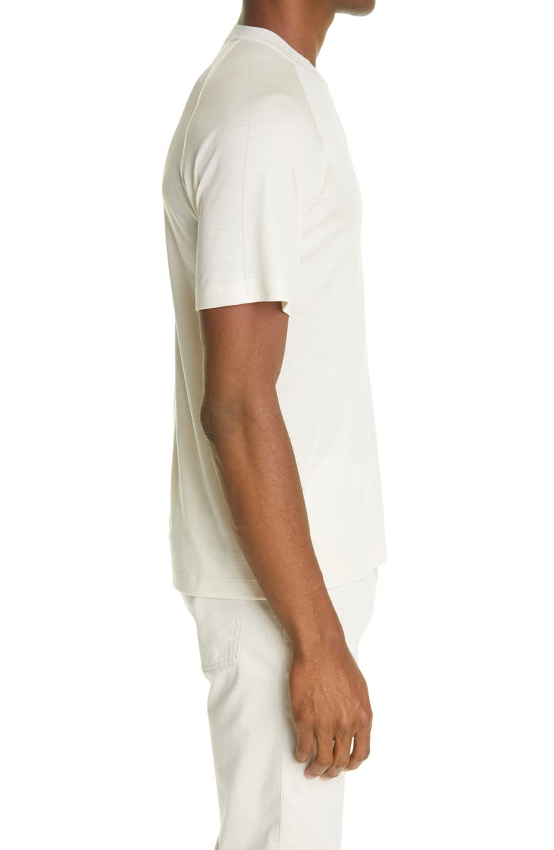ZEGNA High Performance Wool T-Shirt, Alternate, color, White