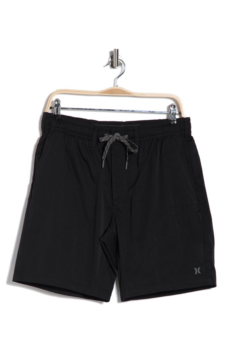 Expedition Drawstring Shorts, Alternate, color, BLACK