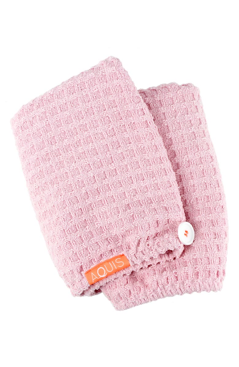 AQUIS Rapid Dry Waffle Hair Wrap Towel, Alternate, color,
