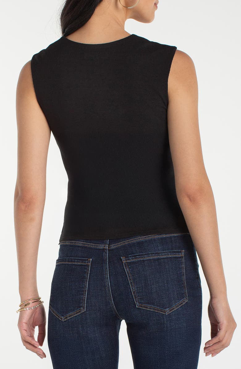 Liverpool Los Angeles Rib Tank, Alternate, color, Black