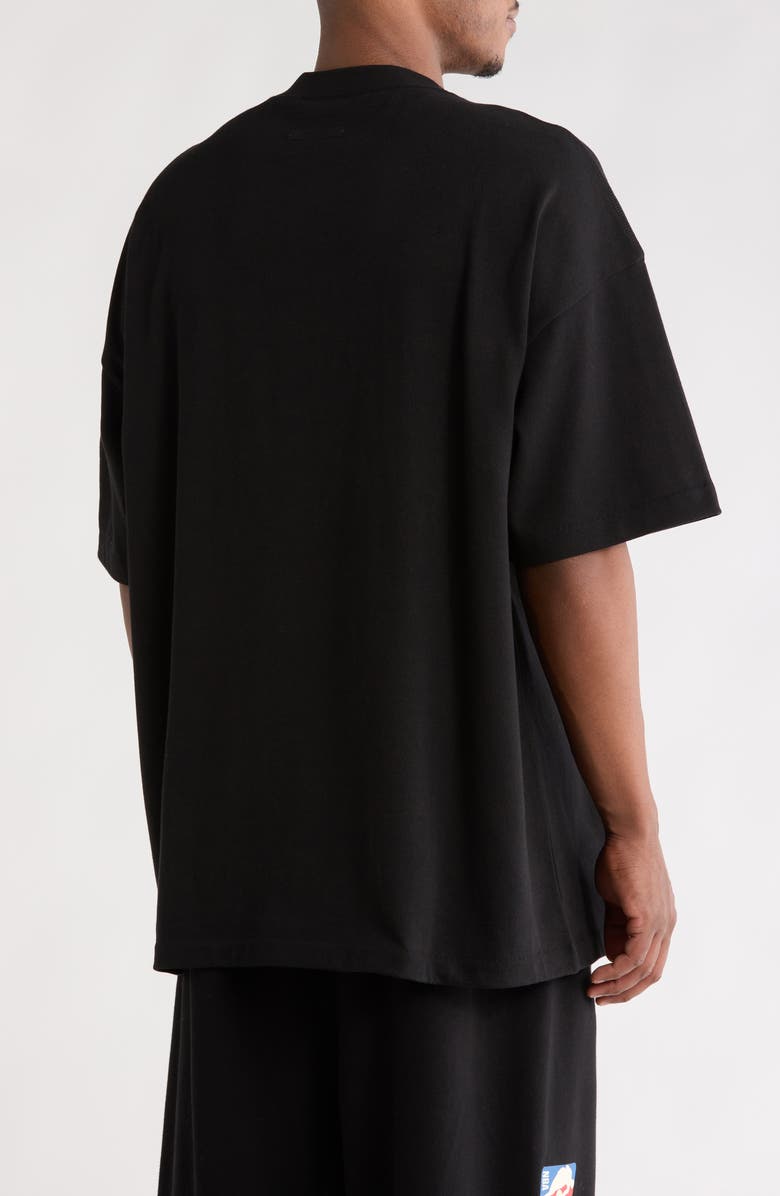 Fear of God Essentials x NBA '90s Cotton Graphic T-Shirt, Alternate, color, Vintage Black