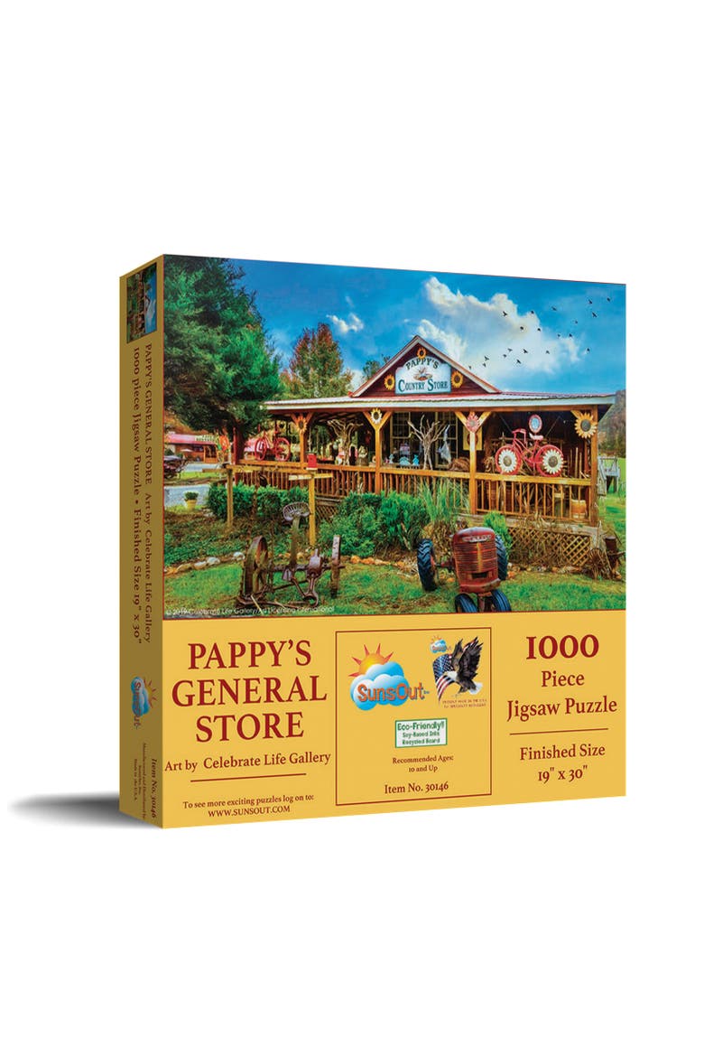 Pappy's General Store 1000 piece Jigsaw Puzzle for Adults, Main, color, Multicolor