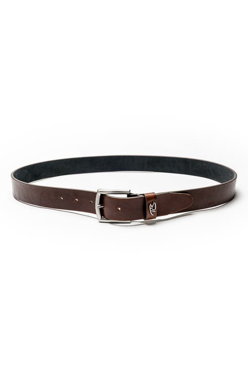 Robert Barakett York Leather Belt In Brown